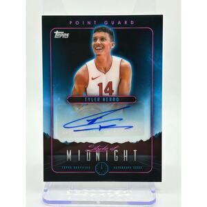 2023-24 Topps Midnight Tyler Herro Stroke of Midnight Auto Miami Heat Autograph